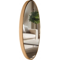 Nástěnné zrcadlo Elsie L 323826 - 60x60 cm - Zlatá mat