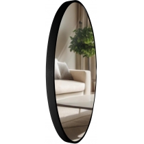 Nástěnné zrcadlo Elsie L 323827 - 60x60 cm - Černá