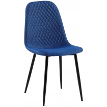 Židle Giverny látka - modrá