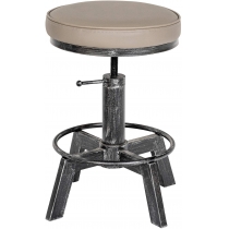 Set 2 židlí Destin - antik stříbrná