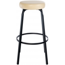 Barová židle Kamari koženka - krémová