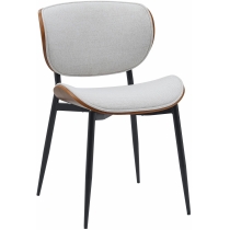 Židle Enid - látka - Ořech /cream