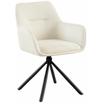 Židle Tipton, látka - krémová