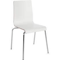 Návštěvnická židle Gahanna - bílá