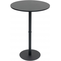 Barový stůl Hereford 75 cm - černá/černá