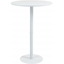 Barový stůl Hereford 75 cm - bílá/bílá
