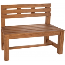 Dřevěná lavice Augusta dřevo - teak 120 cm