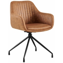 Jídelní židle Welby Vintage - světle hnědá