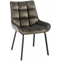 Židle Saranda samet - antracit