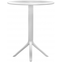 Kulatý stůl Lacota 60 cm - bílá