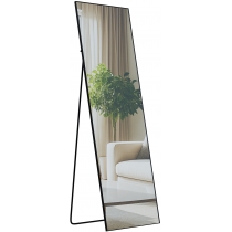 Zrcadlo Benicia 150x50 cm - černé matné