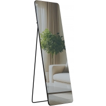 Zrcadlo Gurnee 150x50 cm - černé matné