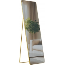 Zrcadlo Gurnee 150x50 cm - zlaté lesklé