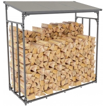 Přístřešek na palivové dřevo Ruston S - 143x70x145 cm, hliník - antracit