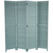 Paraván Shabby vintage C30 - 170 x 160 cm - Zelená