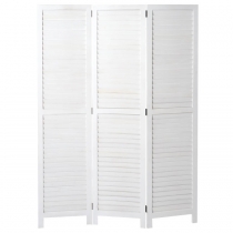 Paraván Shabby vintage C30 - 170 x 120 cm - Bílá