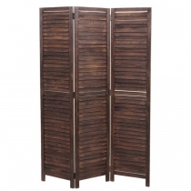 Paraván Shabby vintage C30 - 170 x 120 cm - Hnědá