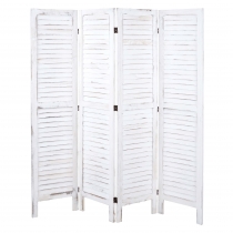 Paraván HWC-G30 - 170 × 162 cm - bílá