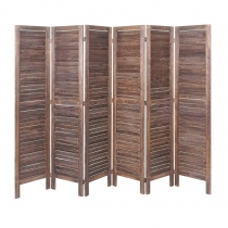 Paraván Shabby vintage G30 - 170 x 240 cm - Hnědá